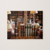 Bibliotheks-Bücherwurm an Hever Schloss - 8x10 - Puzzle (Horizontal)