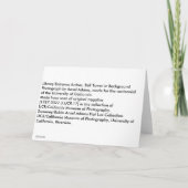 Bibliotheks-Eingangs-Bögen, Glockenturm im Karte (Rückseite)