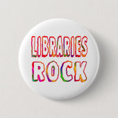 Bibliotheks-Felsen Button (Vorderseite)