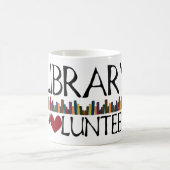 Bibliotheks-freiwillige Bücher Kaffeetasse (Mittel)