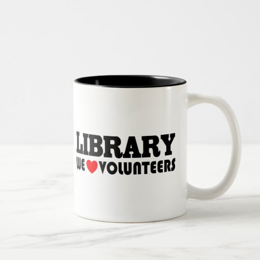Bibliotheks-freiwillige Tasse (Rechts)