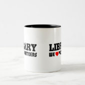 Bibliotheks-freiwillige Tasse (Mittel)