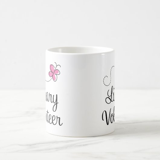 Bibliotheks-Freiwilliger Kaffeetasse (Mittel)