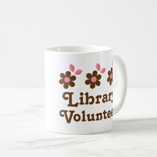 Bibliotheks-Freiwilliger Kaffeetasse (VorderseiteRechts)