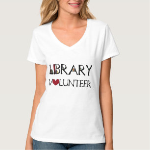 Bibliotheks-Freiwilliger T-Shirt