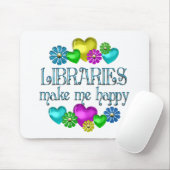 Bibliotheks-Glück Mousepad (Mit Mouse)