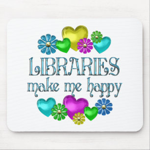 Bibliotheks-Glück Mousepad