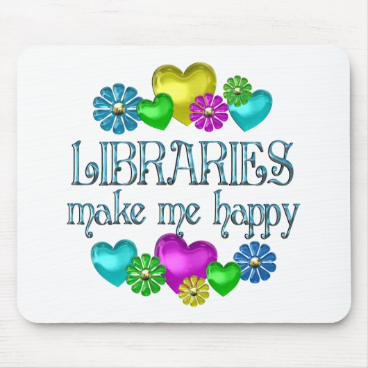 Bibliotheks-Glück Mousepad (Vorne)