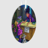 Bibliotheks-Karo heraus Ornament (Vorderseite)