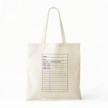 "Bibliotheks-Karten-" Taschen-Tasche