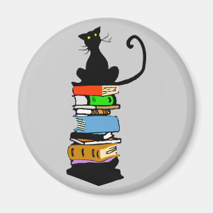 Bibliotheks-Katze Magnet