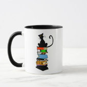 Bibliotheks-Katze Tasse (Links)