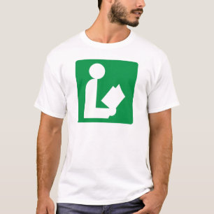 Bibliotheks-Landstraßen-Zeichen T-Shirt