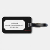 Bibliotheks-Leseraum Gepäckanhänger (Rückseite horizontal)