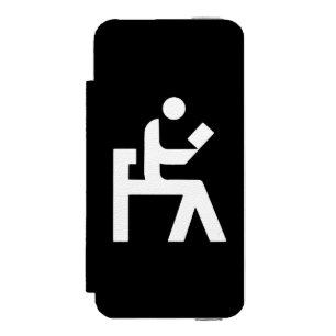 Bibliotheks-Leseraum Incipio Watson™ iPhone 5 Geldbörsen Hülle