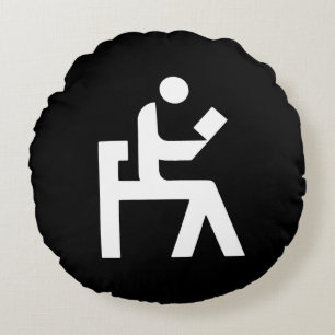 Bibliotheks-Leseraum Rundes Kissen