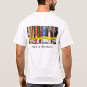 Bibliotheks-Nerd im Training T-Shirt (Rückseite)