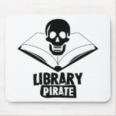 Bibliotheks-Pirat Mousepad (Vorne)