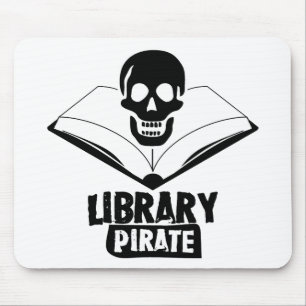 Bibliotheks-Pirat Mousepad