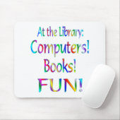 Bibliotheks-Spaß Mousepad (Mit Mouse)
