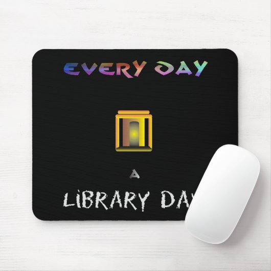 Bibliotheks-Tag Mousepad (Mit Mouse)