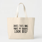 Bibliotheks-Tasche Jumbo Stoffbeutel (Vorne)