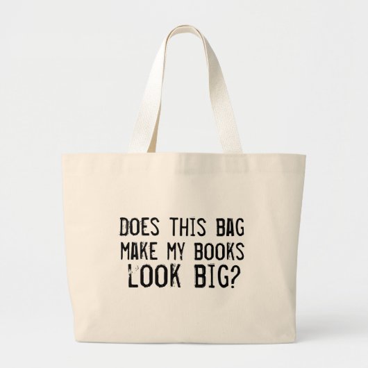 Bibliotheks-Tasche Jumbo Stoffbeutel (Vorne)