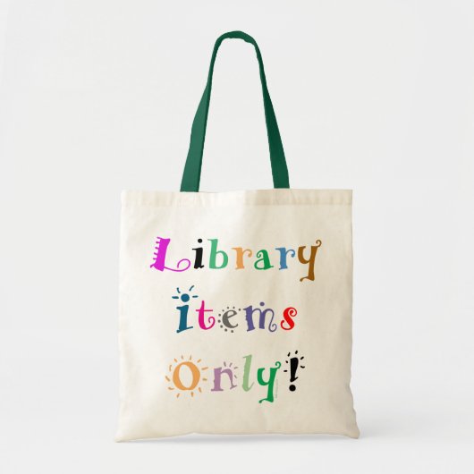 Bibliotheks-Taschen-Tasche Tragetasche (Vorne)