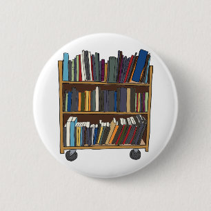 Bibliotheks-Wagen Button