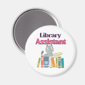 Bibliotheksassistent Magnet (Vorderseite/Rückseite)