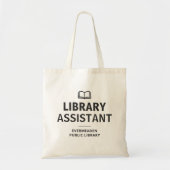 Bibliotheksassistentin individuell  tragetasche (Vorne)
