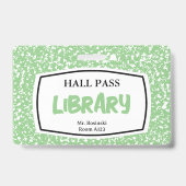 Bibliotheksausweis für Lehrkräfte Ausweis (Vorderseite)