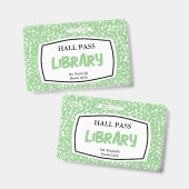 Bibliotheksausweis für Lehrkräfte Ausweis (Vorder- & Rückseite)