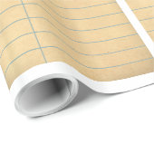 Bibliotheksausweis-Packpapier Geschenkpapier (Rolleneckpunkt)