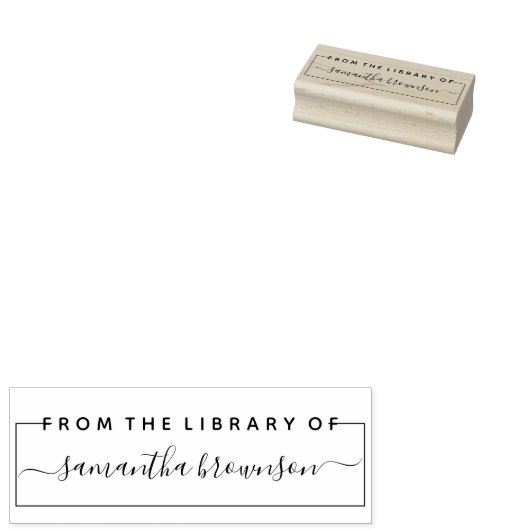 Bibliotheksbenutzerbuch Gummistempel (Stempel)