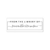 Bibliotheksbenutzerbuch Gummistempel (Prägung)