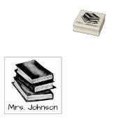 Bibliotheksbuch Personalisierter Lehrer Bibliothek Gummistempel (Stempel)