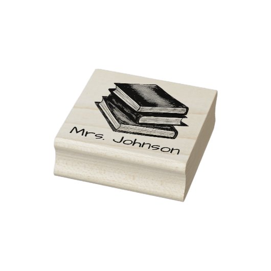 Bibliotheksbuch Personalisierter Lehrer Bibliothek Gummistempel (Stempel)