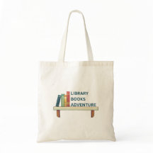 Bibliotheksbücher-Abenteuer-Tasche für Familien