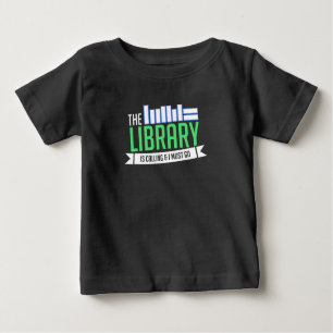 Bibliotheksbücher Baby T-shirt