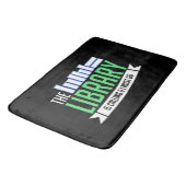 Bibliotheksbücher Badematte (Schrägansicht)