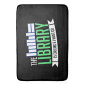 Bibliotheksbücher Badematte (Vorderseite Vertikal)