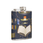 Bibliotheksbücher - Bücherregale im offenen Buch l Flachmann (Rechts)