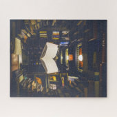 Bibliotheksbücher - Bücherregale Puzzle (Horizontal)