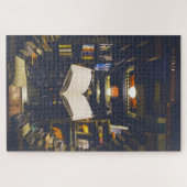 Bibliotheksbücher - Bücherregale Puzzle (Horizontal)