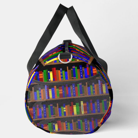 Bibliotheksbücher Duffle Bag (Rechts)