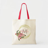 Bibliotheksbücher für Rose mit Blumenblättern Tragetasche (Vorne)