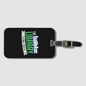 Bibliotheksbücher Gepäckanhänger (Vorderseite (Horizontal))