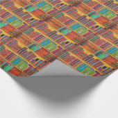 Bibliotheksbücher Geschenkpapier (Ecke)