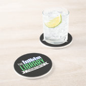 Bibliotheksbücher Getränkeuntersetzer (Seite)